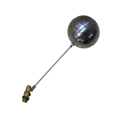Esfera flutuante de aço com rosca macho, tanque de água barato, válvula flutuante de latão forjado, válvula esférica
